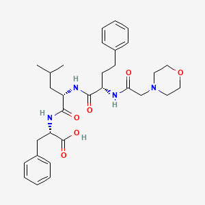 L-Fenylalanin, (alfaS)-alfa-((2-(4-morfolinyl)acetyl)amino)bensenbutanoyl-L-leucyl-丨CAS 868540-16-3